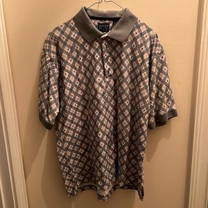 Diamond Pattern Golf Shirt